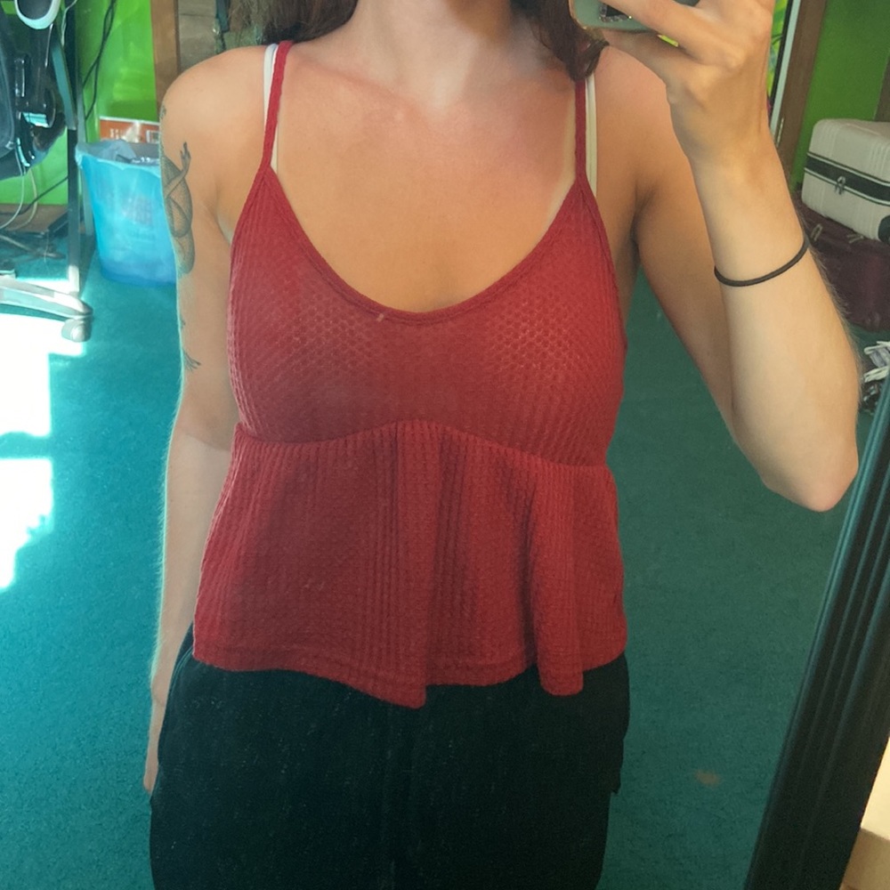 NWOT Shein Ruffle Tank - Picture 2 of 5